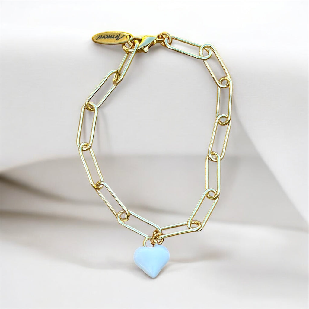 Love You Kids Heart Bracelet