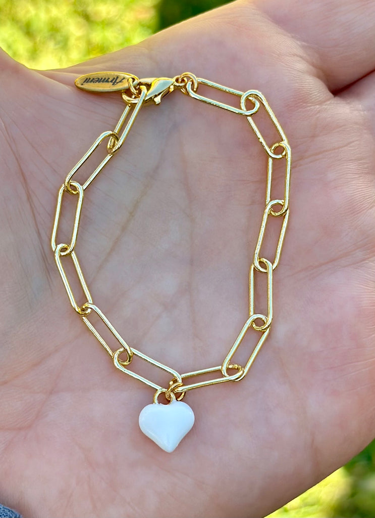 Love You Kids Heart Bracelet