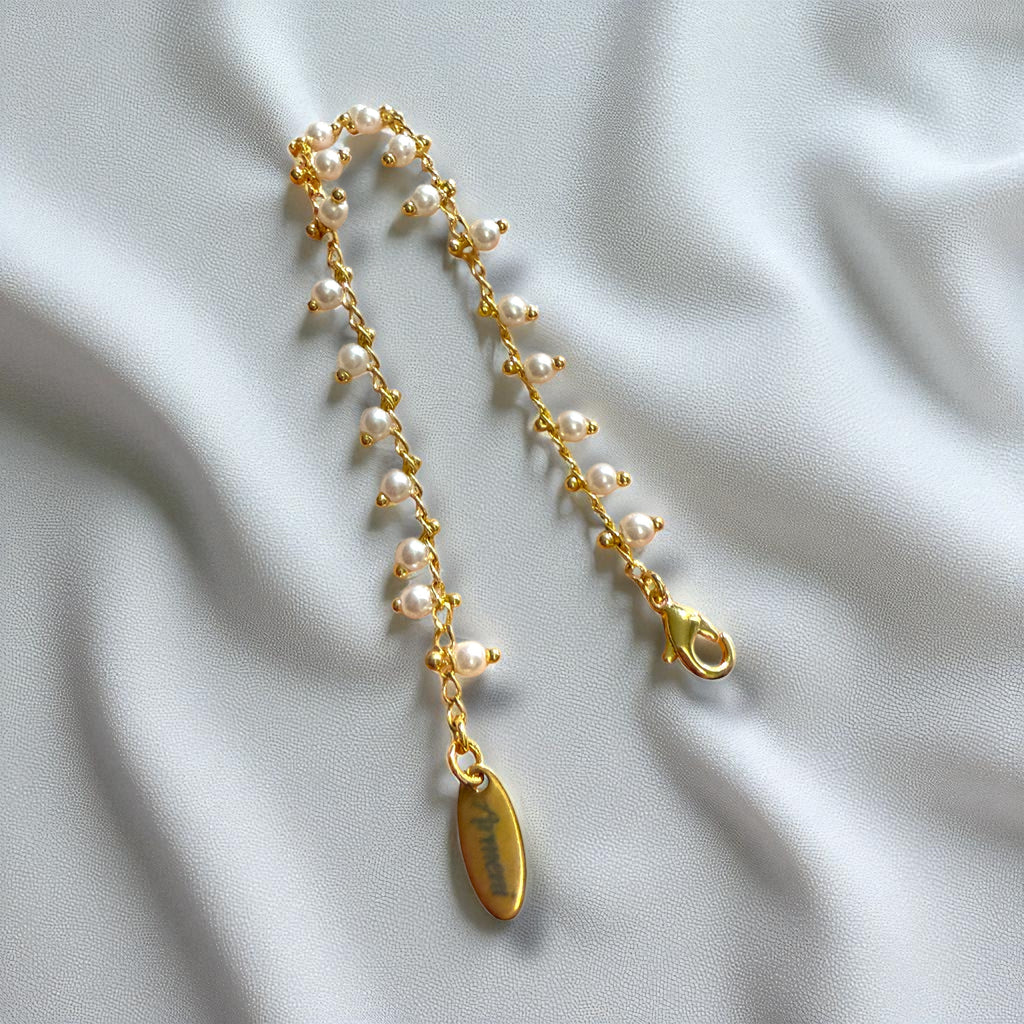 Single Strand Pearl Bead Bracelet
