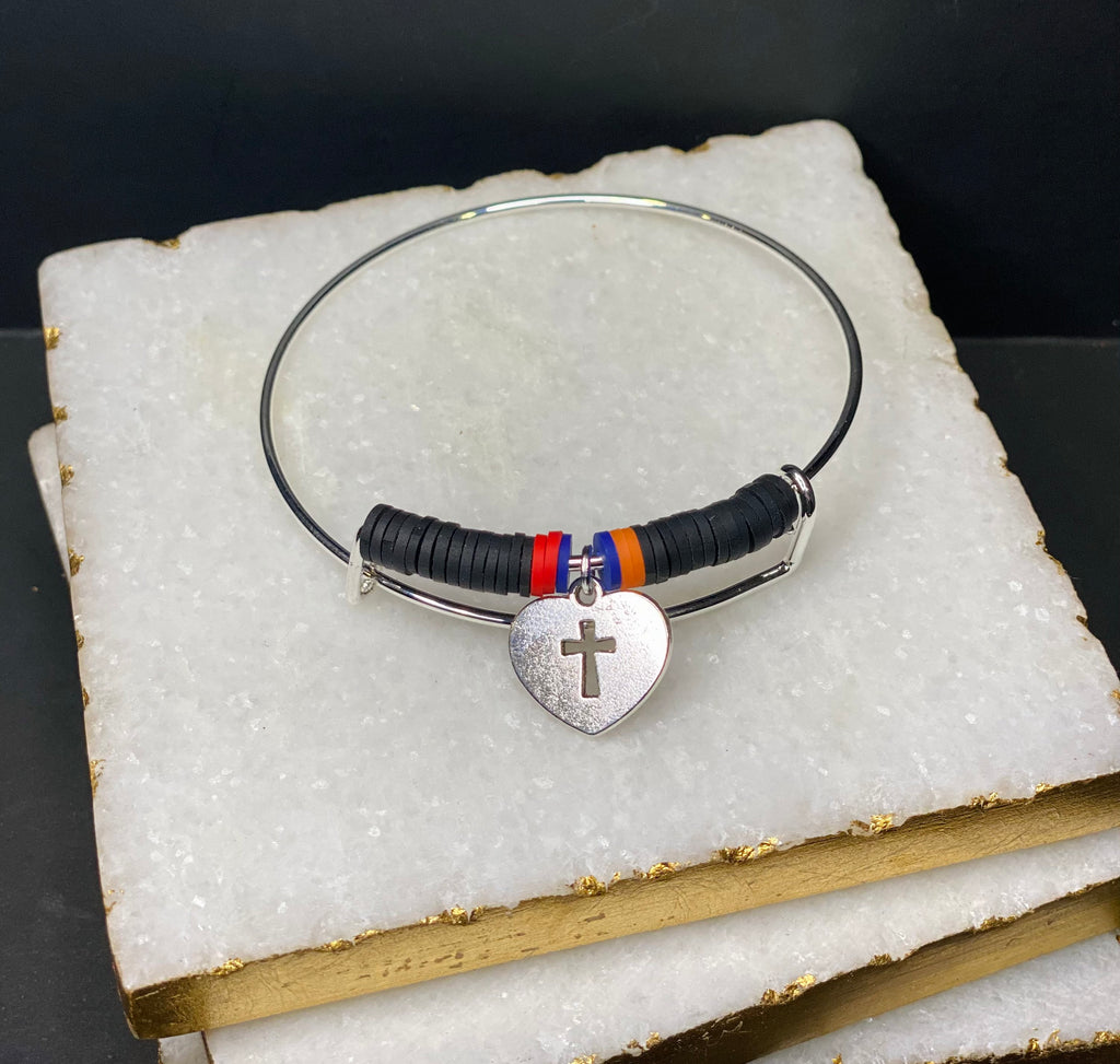 301 AD Black Cross bracelet