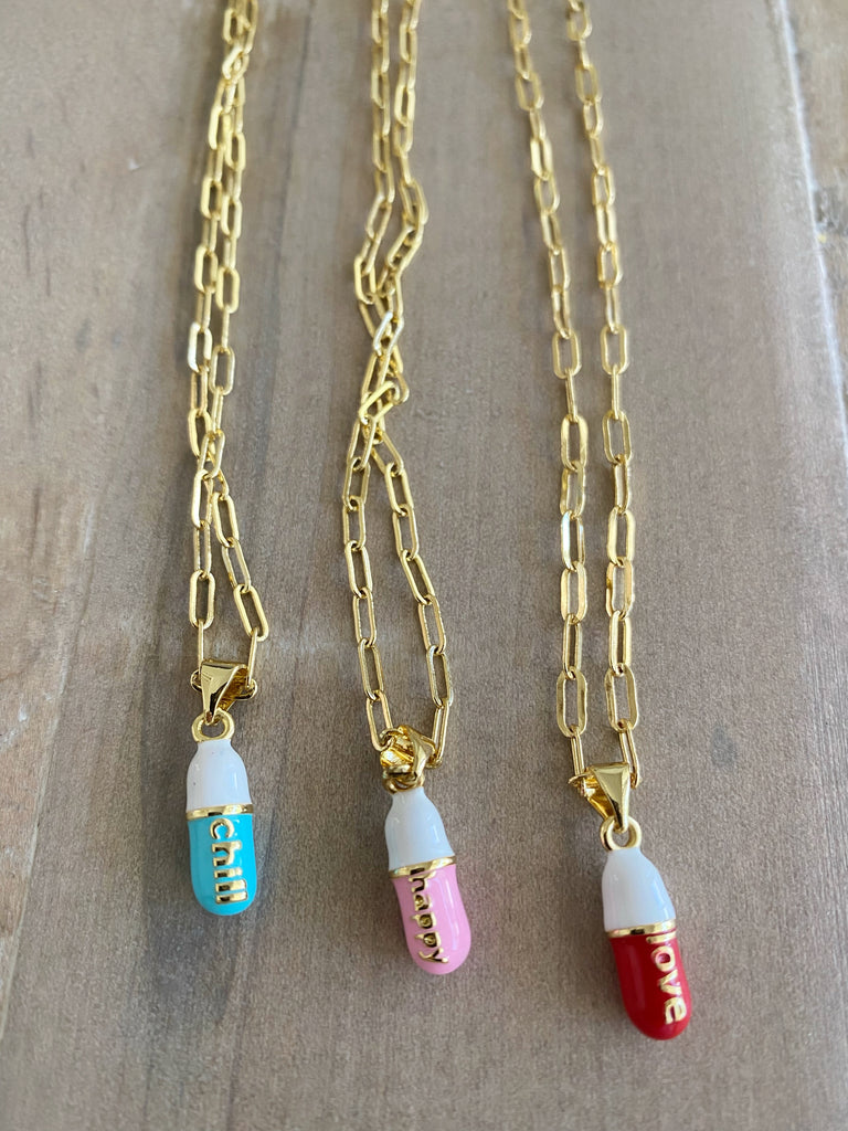 Gold Paper clip necklace – Vivien Frank Designs