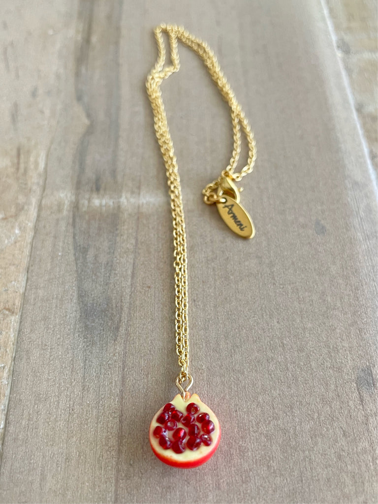 Crystal Pomegranate mini Noor Necklace