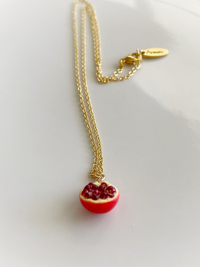 Crystal Pomegranate mini Noor Necklace
