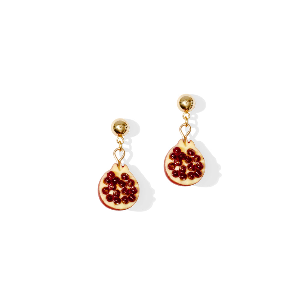 8 Pomegranate Charms, Gold Pomegranate Pendant charm, Earrings Charms, –  LylaSupplies